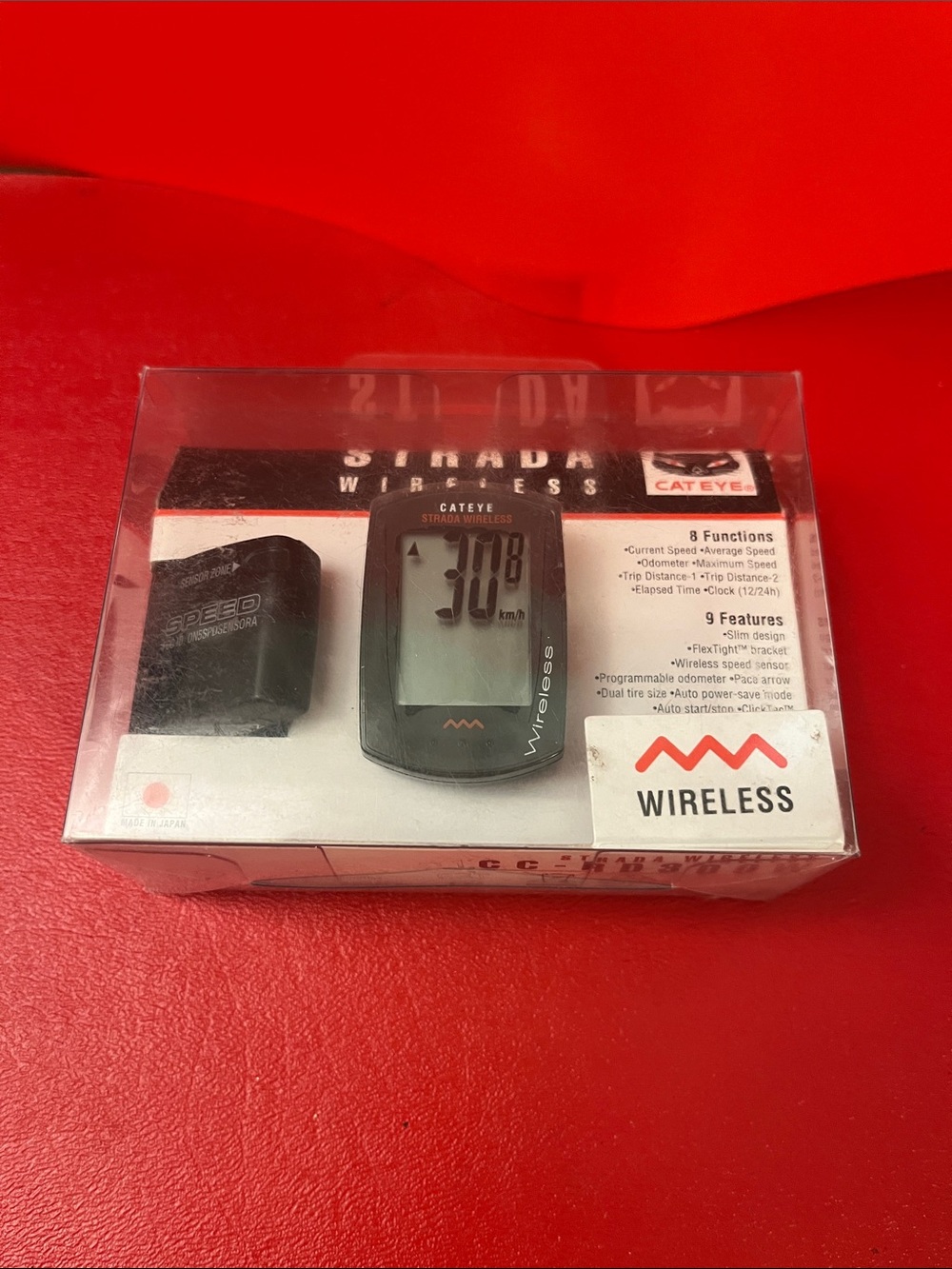 Cat Eye Strada Wireless Bike Computer - Black